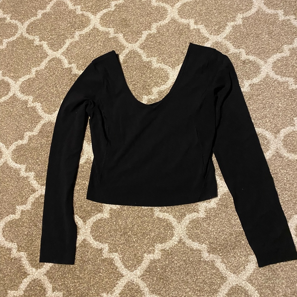 Lululemon black align long-sleeve top size 8
